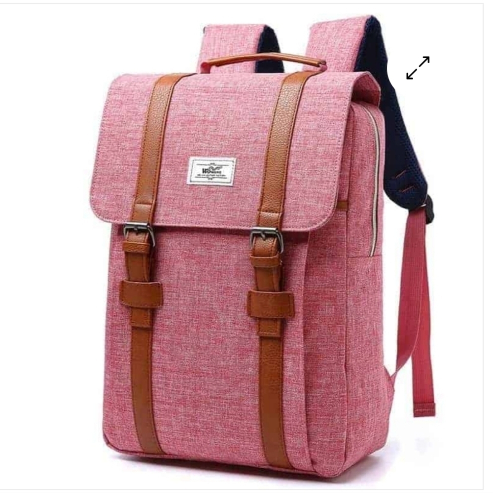 Vintage Style Unisex Canvas Fashion Backpack,Size 30 × 30 × 30 cm,Retail $41.95 - Picture 3 of 16